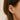 close up of model wearing drd Sylvie rose bar studs on ear