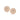 Product shot of Dana Rebecca Designs Lauren Joy medium disc studs in rose gold on white background