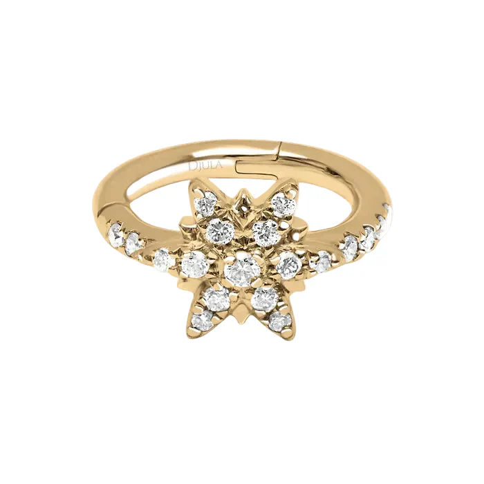 Djula Star Huggie Piercing