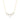 LADIES NECKLACE 3CT ROUND/PEAR DIAMOND 14K YELLOW GOLD