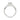 LADIES RING 2CT ROUND/OVAL DIAMOND 14K WHITE GOLD (CENTER STONE OVAL DIAMOND 1 1/2CT )