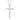 LADIES CROSS PENDANT WITH CHAIN 3CT ROUND DIAMOND 14K WHITE GOLD