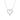 LADIES NECKLACE 3 1/3CT ROUND DIAMOND 14K WHITE GOLD