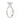 LADIES SOLITAIRE RING 1 1/2CT PRINCESS DIAMOND 14K WHITE GOLD