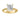 LADIES SOLITAIRE RING 3CT PRINCESS DIAMOND 14K YELLOW GOLD