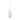 LADIES SOLITAIRE PENDANT WITH CHAIN 2CT EMERALD DIAMOND 14K WHITE GOLD