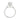 LADIES SOLITAIRE RING 2CT ROUND DIAMOND 14K WHITE GOLD
