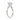 LADIES SOLITAIRE RING 2CT ROUND DIAMOND 14K WHITE GOLD
