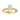 LADIES SOLITAIRE RING 1 1/2CT EMERALD DIAMOND 14K YELLOW GOLD