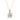 LADIES SOLITAIRE PENDANT 3CT ROUND DIAMOND 14K YELLOW GOLD WITH CHAIN