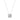 14K WHITE GOLD 1.00CT ROUND DIAMOND LADIES SOLITAIRE PENDANT WITH UNDER-PASS CHAIN (CENTER STONE ROUND DIAMOND 1CT)