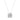 LADIES SOLITAIRE PENDANT WITH UNDER-PASS CHAIN 2.00CT ROUND DIAMOND 14K WHITE GOLD