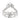 LADIES ENHANCERS RING 1 3/4CT ROUND/PRINCESS/EMERALD DIAMOND 14K WHITE GOLD