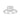 LADIES RING 1 1/2CT ROUND/PRINCESS DIAMOND 14K WHITE GOLD (CENTER STONE PRINCESS DIAMOND 1CT)