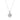 14K WHITE GOLD 1 1/2CT ROUND DIAMOND LADIES SOLITAIRE PENDANT WITH CHAIN