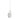 14K WHITE GOLD 1 1/2CT ROUND DIAMOND LADIES SOLITAIRE PENDANT WITH CHAIN
