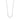 LADIES NECKLACE 7CT ROUND DIAMOND 14K WHITE GOLD