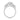LADIES RING 3CT PRINCESS/TRILLION DIAMOND 14K WHITE GOLD (CENTER STONE PRINCESS DIAMOND 2CT )