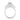LADIES RING 5CT ROUND/PRINCESS/EMERALD DIAMOND 14K WHITE GOLD (CENTER STONE EMERALD DIAMOND 3CT )