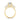 LADIES RING 5CT ROUND/PRINCESS/EMERALD DIAMOND 14K YELLOW GOLD (CENTER STONE EMERALD DIAMOND 3CT )