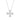 LADIES NECKLACE 1CT PEAR DIAMOND 14K WHITE GOLD