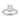 LADIES RING 2 1/2CT ROUND/EMERALD DIAMOND 14K WHITE GOLD (CENTER STONE EMERALD DIAMOND 2CT )