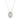LADIES SOLITAIRE PENDANT 3CT OVAL DIAMOND 14K WHITE GOLD