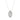 LADIES SOLITAIRE PENDANT 3CT MARQUISE DIAMOND 14K WHITE GOLD