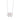 LADIES NECKLACE 1/3CT ROUND DIAMOND 14K WHITE GOLD