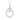 14K WHITE GOLD 1.00CT ROUND/PEAR DIAMOND LADIES PENDANT WITH CHAIN