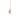 LADIES PENDANT 1/4CT ROUND/RUBY DIAMOND 14K ROSE GOLD (CENTER STONE ROUND DIAMOND 5/8CT )