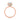 LADIES RING 4.00CT ROUND/EMERALD DIAMOND 14K ROSE GOLD (CENTER STONE EMERALD DIAMOND 3.00CT)