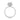 14K WHITE GOLD 4.00CT ROUND/EMERALD DIAMOND LADIES RING (CENTER STONE EMERALD DIAMOND 3.00CT)
