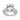 LADIES RING 4 1/2CT ROUND DIAMOND 14K WHITE GOLD (CENTER STONE ROUND DIAMOND 3CT )
