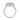 LADIES RING 2 1/4CT ROUND/MARQUISE DIAMOND 14K WHITE GOLD