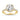 LADIES RING 3 3/4CT ROUND DIAMOND 14K YELLOW GOLD (CENTER STONE ROUND DIAMOND 3CT )