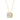 LADIES SOLITAIRE PENDANT WITH UNDER-PASS CHAIN 3CT ROUND DIAMOND 14K YELLOW GOLD 