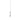 LADIES NECKLACE 2 3/4CT ROUND/PEAR DIAMOND 14K WHITE GOLD 