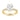 LADIES RING 2 1/2CT ROUND/OVAL DIAMOND 14K YELLOW GOLD (CENTER STONE OVAL DIAMOND 2CT )