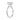 LADIES SOLITAIRE RING 2 1/2CT OVAL DIAMOND 14K WHITE GOLD 
