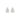 LADIES SOLITAIRE EARRINGS 2 1/2CT PEAR DIAMOND 14K WHITE GOLD 