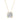 LADIES SOLITAIRE PENDANT WITH UNDER-PASS CHAIN 4CT ROUND DIAMOND 14K YELLOW GOLD 