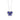 14K WHITE GOLD 1 1/5CT ROUND/PEAR DIAMOND LADIES PENDANT (CENTER STONE PEAR BLUE 1.00CT)