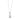 LADIES NECKLACE 1CT ROUND/PEAR DIAMOND 14K WHITE GOLD (CENTER STONE PEAR DIAMOND 3/4CT )