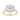 14K YELLOW GOLD 1.00CT ROUND DIAMOND LADIES RING (CENTER STONE ROUND DIAMOND 2CT)