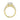 LADIES BRIDAL RING 4.75CT ROUND/EMERALD DIAMOND 14K YELLOW GOLD (CENTER STONE ROUND DIAMOND 3.00CT)