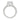 LADIES RING 3CT ROUND/EMERALD/BAGUETTE DIAMOND 14K WHITE GOLD (CENTER STONE EMERALD DIAMOND 2.00CT)