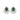 LADIES EARRINGS 4.50CT ROUND/MARQUISE/OVAL DIAMOND 14K WHITE GOLD (CENTER STONE GREEN EMERALD OVAL DIAMOND 2 1/2CT)