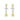 14K WHITE GOLD 3 1/2CT OVAL/PEAR DIAMOND LADIES EARRINGS (YELLOW PEAR DIAMOND 3/4CT/YELLOW OVAL DIAMOND 1/2CT)
