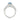 14K WHITE GOLD 3 1/2CT ROUND/RADIANT DIAMOND LADIES RING (CENTER STONE RADIANT BLUE DIAMOND 2.00CT)